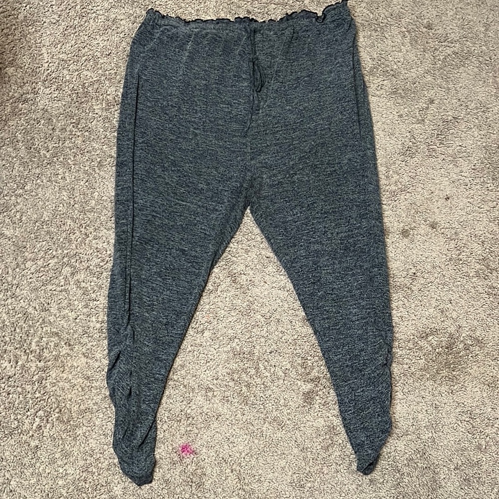Shein Stretchy Soft Heathered Grey Bottoms - Size XXL